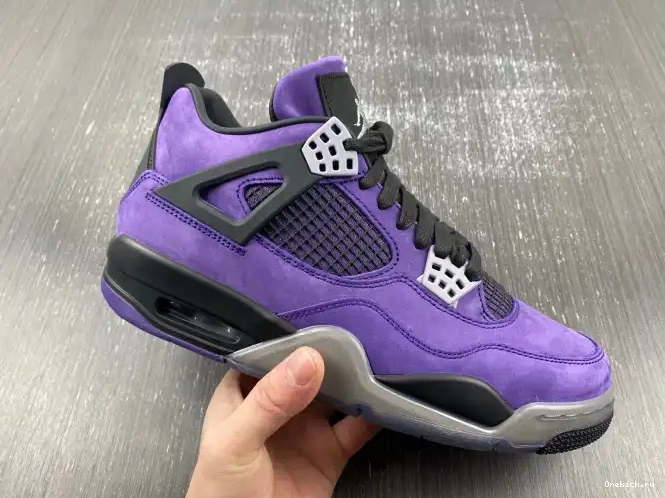 One Kick Suede x Purple Scott Air Jordan Travis 4 0531